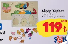 GOKİDY OYUNCAK AHŞAP YAPBOZ